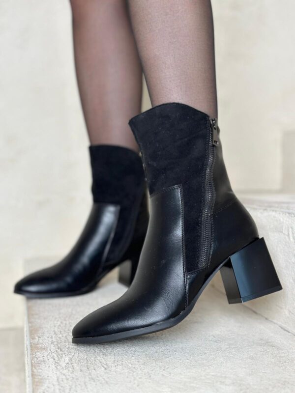 Mega Wygodne Botki Na Obcasie Evonia